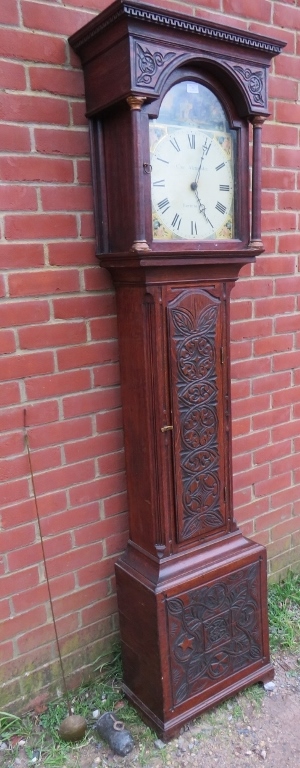 An 18th century 30-hour striking longcase clock by Charles Alexander of Barnstable in a 19th century - Image 2 of 5