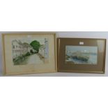 Erik Haglund (20th century) - 'Kilkeel River', watercolour, signed, titled, 26cm x 35cm, framed.