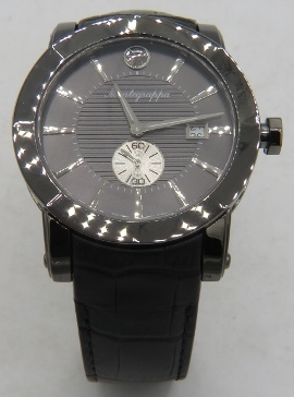 A Montegrappa Italian gentleman's wrist watch. Swiss made. Water resistant 50 meters. Sapphire