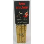 Five Henry Leal `Judge' novels with original dust covers, 1950's through 1960's.