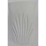 A Rosenthal Studio - Line vase, matt white, 23.5cm high. Condition report: No issues.
