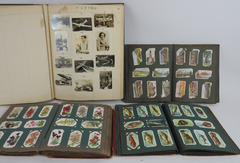 Four albums of cigarette cards including Senior Service, Players, Wills, Lambert & Butler and - Image 2 of 7
