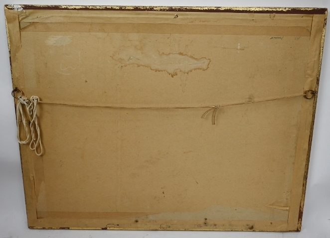 British school (19th century) - 'church', oil on board, 42cm x 58cm, framed. Condition report: - Image 5 of 6