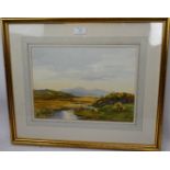Robert Egginton (British, b. 1943) - 'Rural landscape', watercolour, signed, inscribed verso, 27cm x