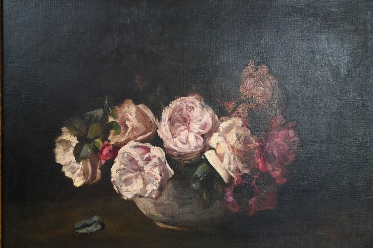 British/Continental School (late 19th/early 20th century) - 'Still life bowl of flowers', oil on - Image 2 of 6