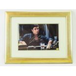 Film memorabilia: A Scarface signed photograph of Al Pacino as Tony Montana. Al Pacino’s signature
