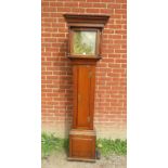 An 18th century oak cased 30-hour longcase clock by Thomas Hartley, the hood with plain cornice