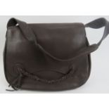 A Radley grey/brown handbag with dust bag. Provenance: Part of a private collection of designer