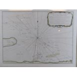 A Thames Estuary Sea Chart by R Sayer & J Bennett, dated 1779. A chart of the sands and channels