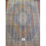 A Persian style wall hanging/rug, very light weight and in good condition. 210 x 140.