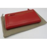 Radley, London, red wallet. Provenance: Part of a private collection of designer luxury goods bought