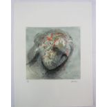 Henry Moore OM CH (British, 1898-1986) - 'Head of a female', pencil signed lithograph with stamped