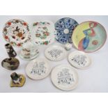 A collection of British ceramics, 20th century. Notable items include a Royal Stafford Nursery Rhyme