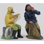 Two Royal Doulton figurines. Comprising ‘Sea Harvest’ HN 2257 and ‘The Boatman’ HN 2417. (2 items)
