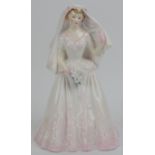 A Royal Doulton ‘The Bride’ figurine. HN 2166. 7.9 in (20 cm) height. Condition report: Good