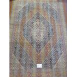 A Persian style wall hanging/rug, very light weight and in good condition. 210cm x 140cm.