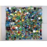 A collection of marbles. (Quantity). Condition report: Some wear with age.