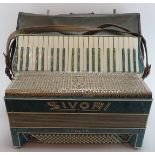 An Italian Sivori piano accordion. Modelled with one hundred and twenty buttons and 41 keys.