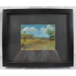 Christopher Millbank (b. 1962) - 'Landscape', pastel, signed & dated '07', 12cm x 16cm, framed.