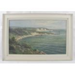 Mabel Cansick Hider (1888-1958) - 'Durleston Bay, Swanage', oil on canvas, signed, titled verso,