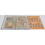 A collection of Indo-Chinese bank notes and a set of Chinese ‘Coins of Ten Emperors of Qing