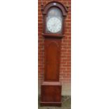 A 19th century mahogany cased 8-day striking longcase clock by Logan of Dorchester, the arched