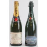 A Moet & Chandon ‘Concorde First Flight’ and Barancourt ‘The Return of Halley’s Comet 1986’