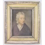 Follower of Sir Godfrey Kneller (1646-1723) - 'Portrait of philosopher John Locke', oil on wooden