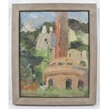 Ian Norris (b 1960) - 'Brickworks', oil on panel, signed, further signed, titled, and dated verso