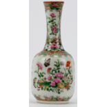 A Chinese famille rose Canton vase, mid/late 19th century.