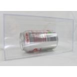 Damien Hirst (British, b.1965) - Signed Diet Coke can, displayed in a perspex case, 20cm long.