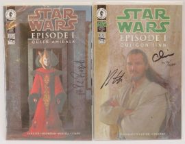 Star Wars: Episode 1 The Phantom Manace - Two signed and sealed limited edition Dark Horse comic