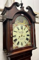 A Regency Period mahogany cased 8-day striking longcase clock by Robert Halliday of Kirkcudbright,