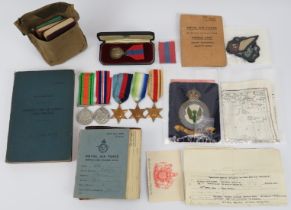 An interesting collection of World War II British RAF memorabilia. The items relate to Dennis