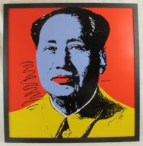 After Andy Warhol (American, 1928 - 1987) - 'Chairman Mao', screen print, c. 1980's, printed by