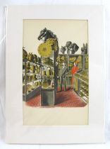 Eric Ravilious (1903-1942) - Original 1938 lithograph, 22cm x 14cm, mounted but unframed.