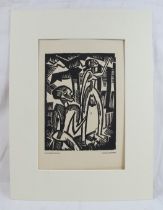 Karl Schmidt - Rottluff (1884-1976) - Original woodcut, c. 1918, edition of 110, image 20cm x 14,