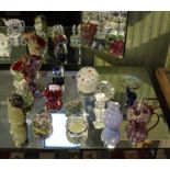 A selection of small glass collectables to include paperweights