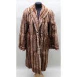 Fox fur coat 3/4 length