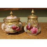 Royal Worcester Pot-Pourri two examples.
