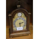 A small reproduction Georgian design bracket clock by Charles Frodsham