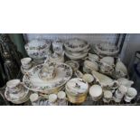 An extensive selection of Wedgewood Hathaway Rose tea coffee and dinner wares.