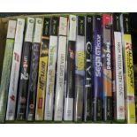 A box of X-Box games