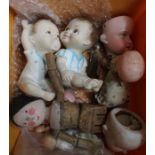 A box of doll parts