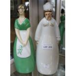 Two Robj french porcelain cusiniers