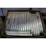 A box of Wii games