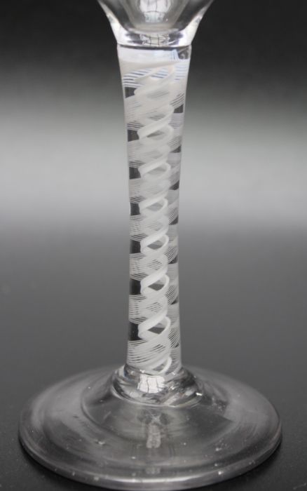 An 18th century opaque twist glass, circa 1770 - Image 2 of 3