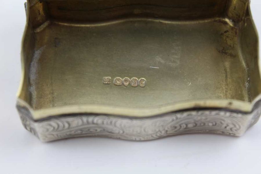 Charles Rawlings and William Summers, an early Victorian silver table snuff box - Image 4 of 5