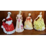 Four Doulton Ladies being the Four Seasons