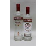 Smirnoff No21 Ten times filtered 700ml with Smirnoff No 21 Triple Distilled Ten times filtered 1l (2